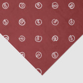 Jingle Bell Tissue Paper-Compliments Skating Santa 薄葉紙 (詳細)