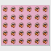 Jingle Bell Tree:エネル前向きギーTシャツデザインf ラッピングペーパー (フラット)