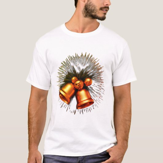 Jingle Bell Tree:エネル前向きギーTシャツデザインf Tシャツ (正面)