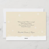 Jingle Bellsクリスマスカロル写真ホリデーカード シーズンカード (裏面)