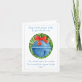 JINGLE BELLSクリスマスノートカード シーズンカード (正面)