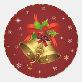 Jingle Bellsシール ラウンドシール