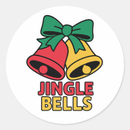 Jingle Bells ラウンドシール