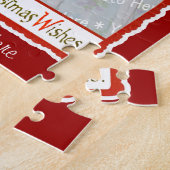 Jingle Bells Christmas Wishes Add-A-Photo Frame ジグソーパズル (側面)