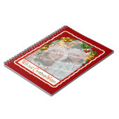 Jingle Bells Christmas Wishes Add-A-Photo Frame ノートブック (左側)