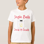 Jingle Bells, Covid-19の香り Tシャツ (正面)