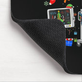 Jingle Bells Er Nurse Funny Christmas Tech Nursing マウスパッド (コーナー)