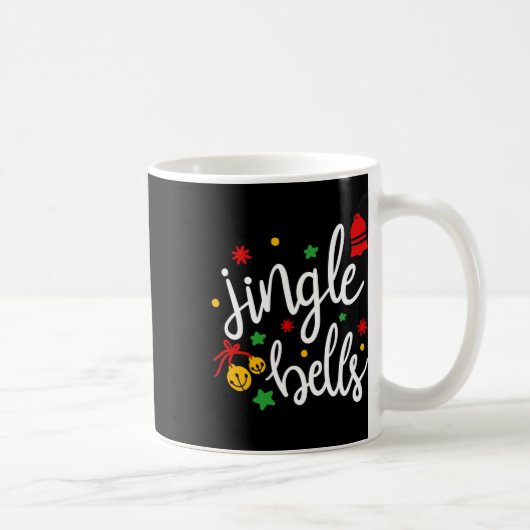 Jingle Bells Jingle All The Way Xmas Gift Christma コーヒーマグカップ (右)