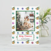 Jingle Bells, Marbles Christmas & Family Photo シーズンカード (スタンド正面)