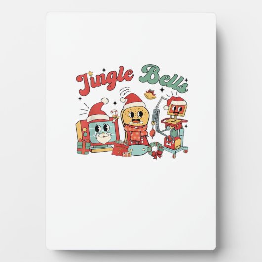 Jingle Bells Nurse, Christmas Nurse, Funny Christm フォトプラーク (正面)