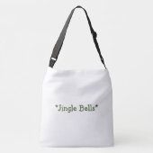 Jingle Bells Printed Create your text-Handbags クロスボディバッグ (裏面)