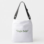 Jingle Bells Printed Create your text-Handbags クロスボディバッグ (正面)