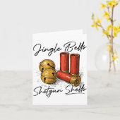 Jingle Bells Shotgun Shells (on Back) カード (黄色い花)