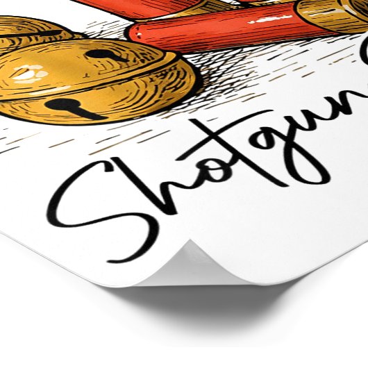 Jingle Bells Shotgun Shells (on Back) ポスター (角)