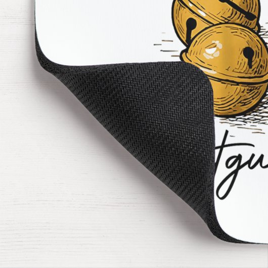 Jingle Bells Shotgun Shells (on Back)  マウスパッド (コーナー)