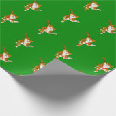 Jingle Claws Cat Holiday Wrapping Paper ラッピングペーパー (角)