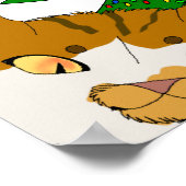 Jingle Claws Christmas Kids Holiday Art Poster ポスター (角)