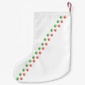 Jingle Claws Custom Holiday Stocking スモールクリスマスストッキング (裏面)