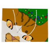 Jingle Claws Holiday Gift Bag ラージペーパーバッグ (裏面)