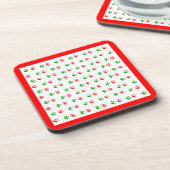 Jingle Claws Holiday Pawprint Coaster Set of 6 コースター (左側)