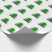 Jingle Claws Holiday Tree Wrapping Paper ラッピングペーパー (角)