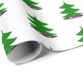 Jingle Claws Holiday Tree Wrapping Paper ラッピングペーパー (ロールコーナー)