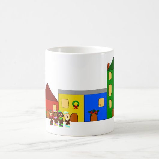 Jingle Claws Train Town Wraparound Mug #1 コーヒーマグカップ (中央)
