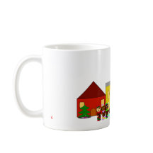 Jingle Claws Train Town Wraparound Mug #1