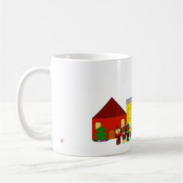 Jingle Claws Train Town Wraparound Mug #1 コーヒーマグカップ
