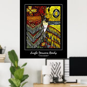 Jingle Dancers Ready Blackポスタ縁どー ポスター (ホームオフィス)