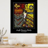 Jingle Dancers Ready Blackポスタ縁どー ポスター (キッチン)