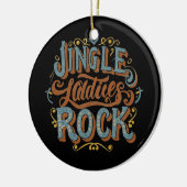 Jingle ladies rock セラミックオーナメント (左)