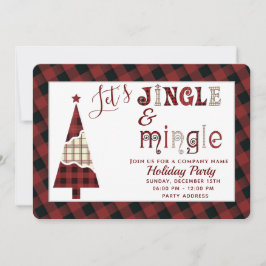 Jingle & mingleホリデーパーティー招企業の待 招待状