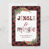 Jingle & mingleホリデーパーティー招企業の待 招待状 (裏面)