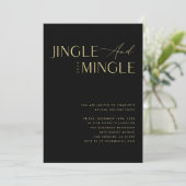 Jingle & Mingle社企業ののクリスマスパーティー 招待状 (スタンド正面)
