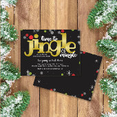 Jingle & Mingle金ゴールド赤と緑のクリスマスパーティー