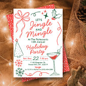 Jingle & Mingle | ホリデー・カクテルパーティー 招待状