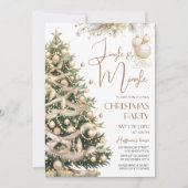 Jingle & Mingle モダンエレガント金ゴールド 招待状 (正面)