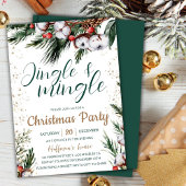 Jingle & Mingle | モミのグリーン Christmas Party 招待状