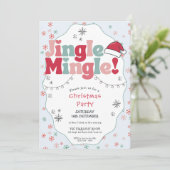 Jingle Mingle レトロクリスマスパーティー 招待状 (スタンド正面)