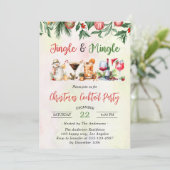 Jingle & Mingle Christmas Cocktail Party           招待状 (スタンド正面)