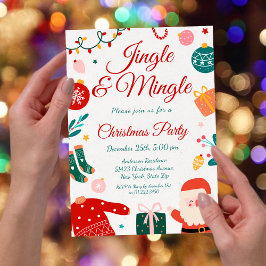 Jingle & Mingle Christmas Party 招待状