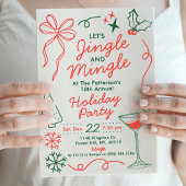 Jingle & Mingle | Holiday Cocktail Party 招待状