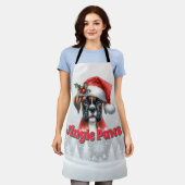 Jingle Paws and Boxer Dog Joy  エプロン (着用した状態)