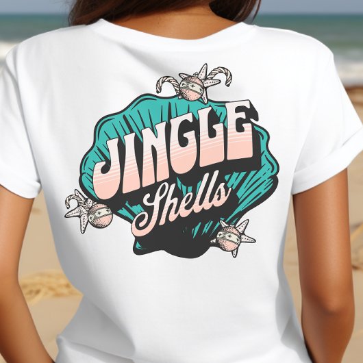 Jingle Shells – クリスマスヴィンテージビーチ Tシャツ
