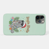Jingle Shells Tropical Santa Manatee Christmas Case-Mate iPhoneケース (裏面(横))