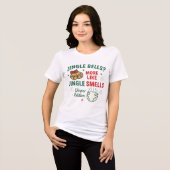 Jingle Smells Funny Mom Christmas Tee トライブレンドＴシャツ (正面全面)