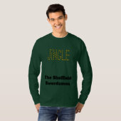 Jingle Text Written In Crotal or Pellet Bells Tシャツ (正面フル)