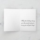 Jingle the Bells of Christmas Holiday Joy カード (内部)