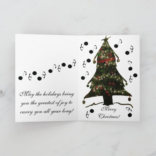 Jingle the Bells of Christmas Joyful Fun Holidays カード (内部)